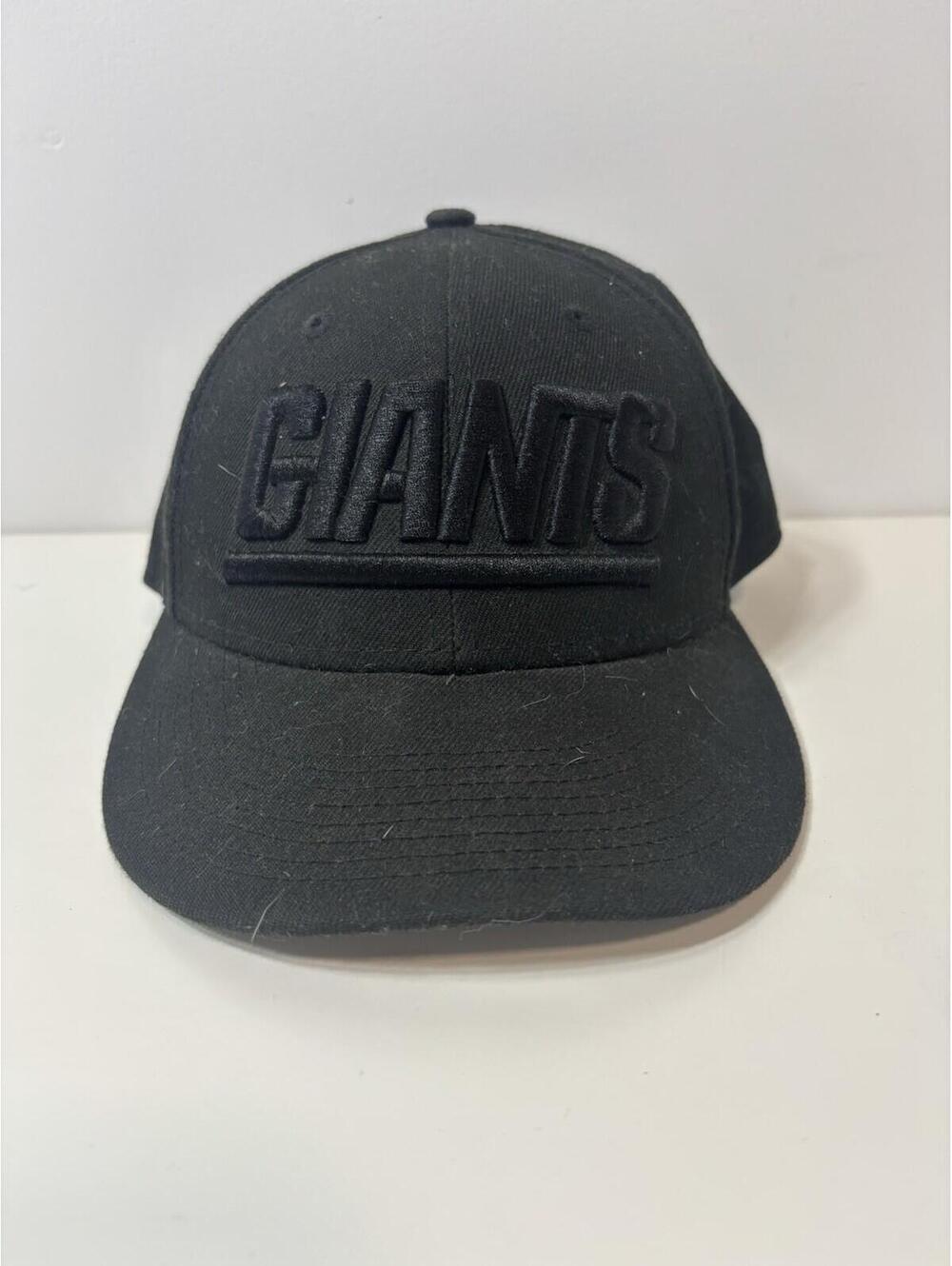 New Era New York Giants All Blacked Out Logo Black 7 1/4